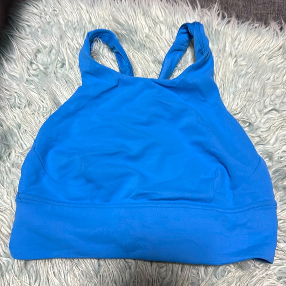 Blue Sz 4 lululemon Sports Top/Bra